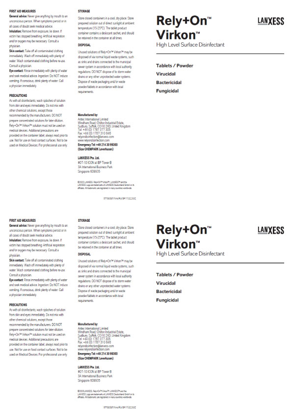 Gene Xpress Virkon Rely+On Usage Instructions